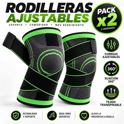 Pack x2 Rodilleras Compresivas Alivioza