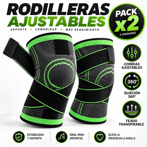 Pack x2 Rodilleras Compresivas Alivioza